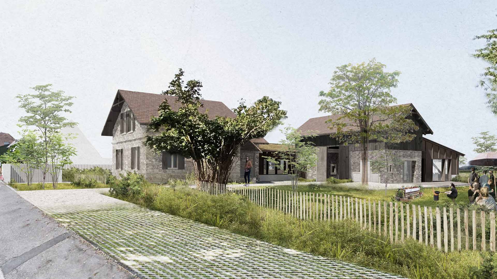 Ancienne maison forestière de Hombourg, vue en 3D - Journées de l'architecture 2023