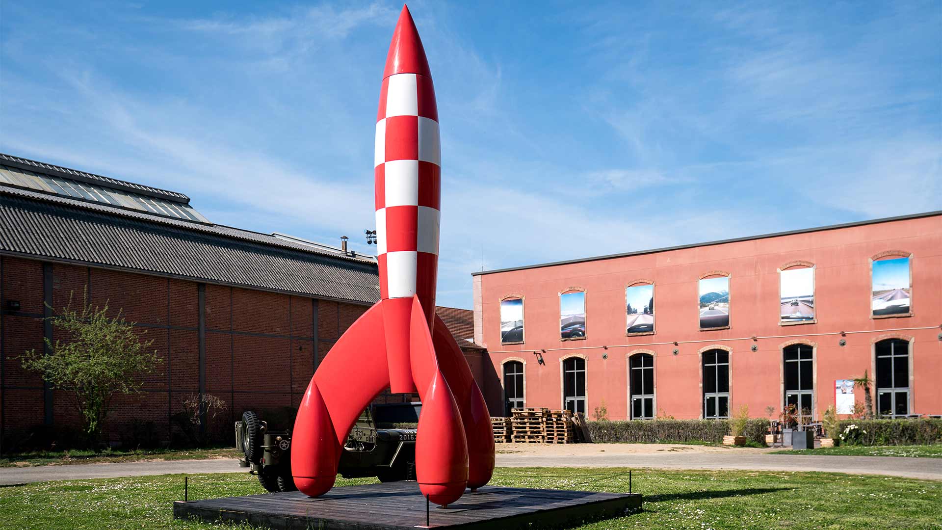 Fusée grandeur nature - Tintin Objectif Lune